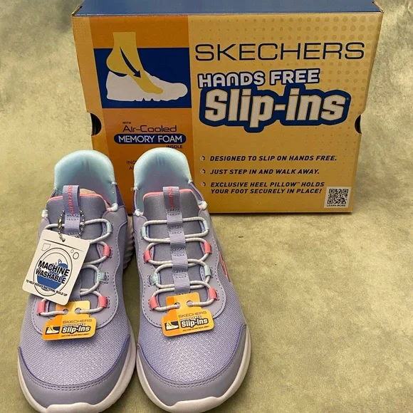 Skechers Girl's Bounder-Simple Cute Sneaker - Picture 9 of 9